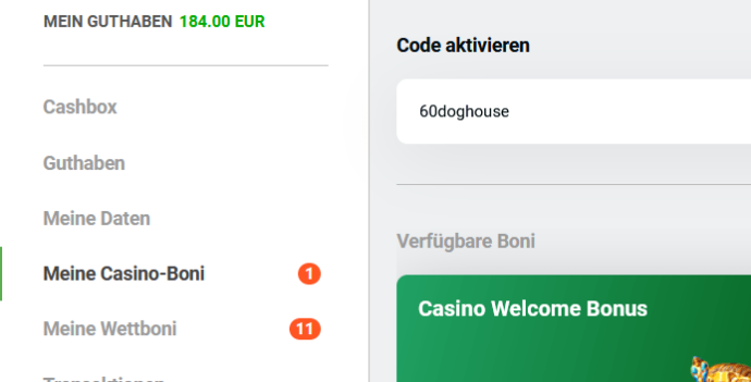GGBet Promo Code Aktivierung